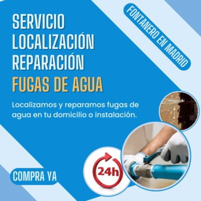 Servicio de localización y reparación de fugas de agua