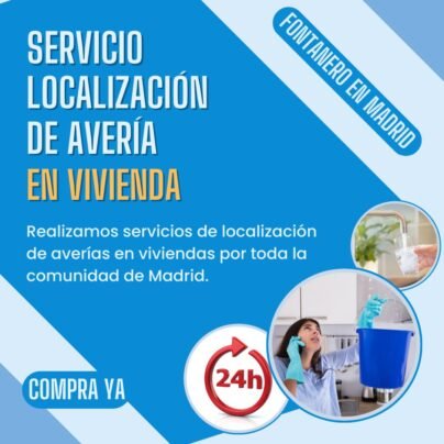 Localización de avería en vivienda en Madrid