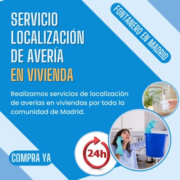 Localización de avería en vivienda en Madrid