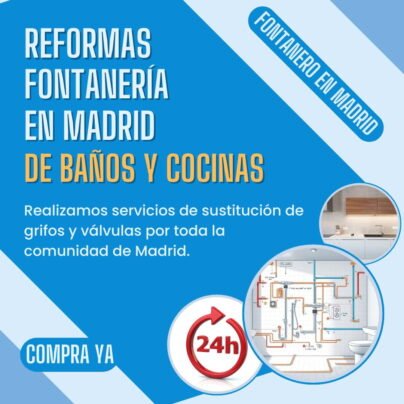 Reformas de cocinas y baños en Madrid