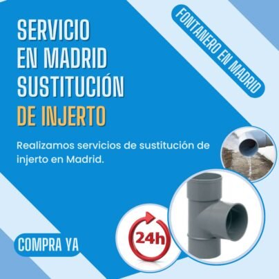 Sustitución de injerto en Madrid